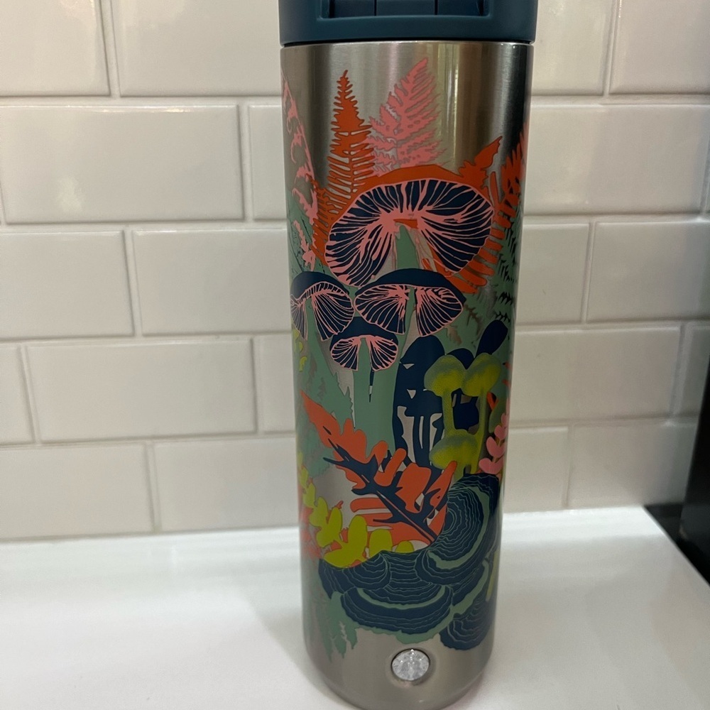 Starbucks Fall Forest Mushroom Metal Tumbler